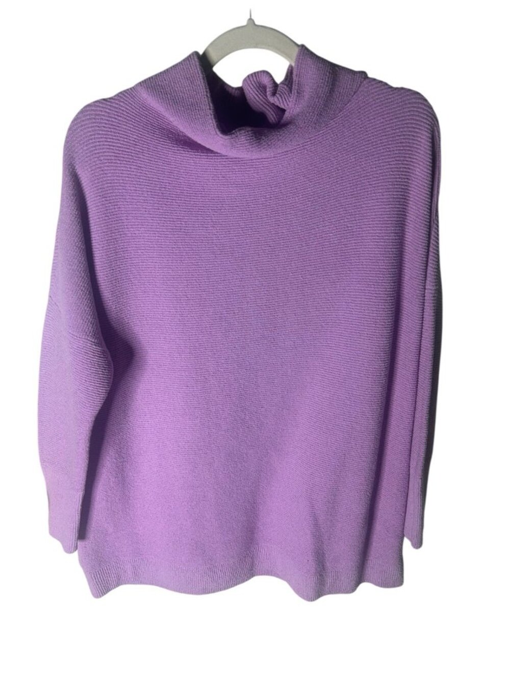 Free People Ottoman Slouchy Tunic Knit Sweater Women's Small Glowing Grape NWT! - Picture 4 of 10